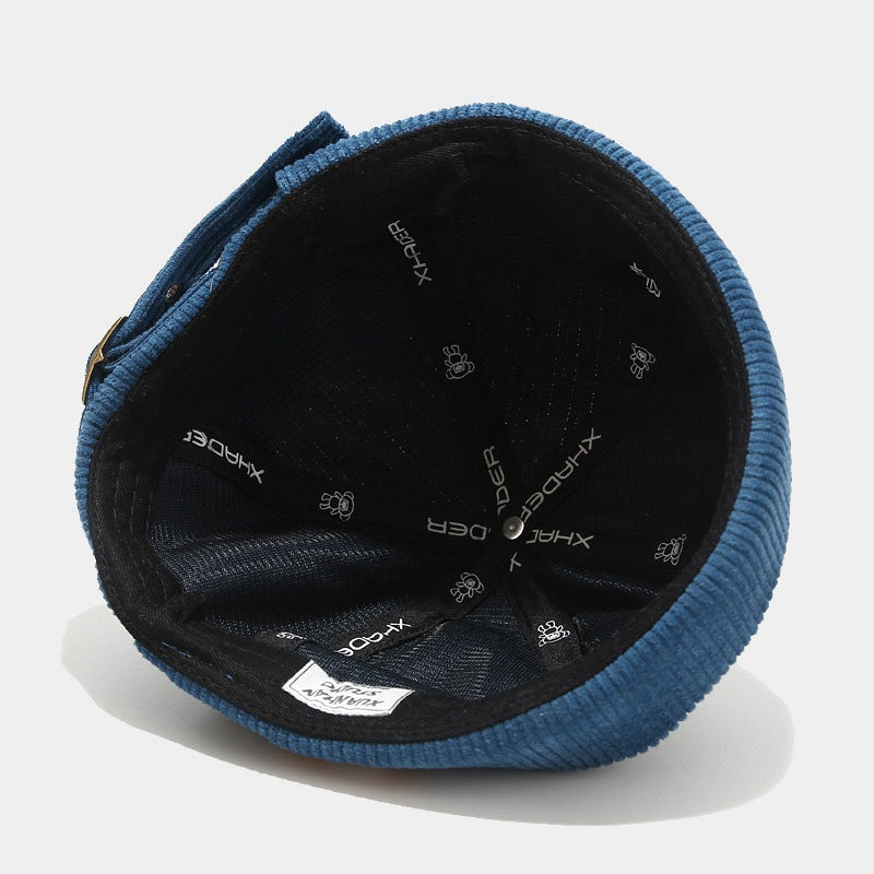 Corduroy Dome Warm Retro Hat