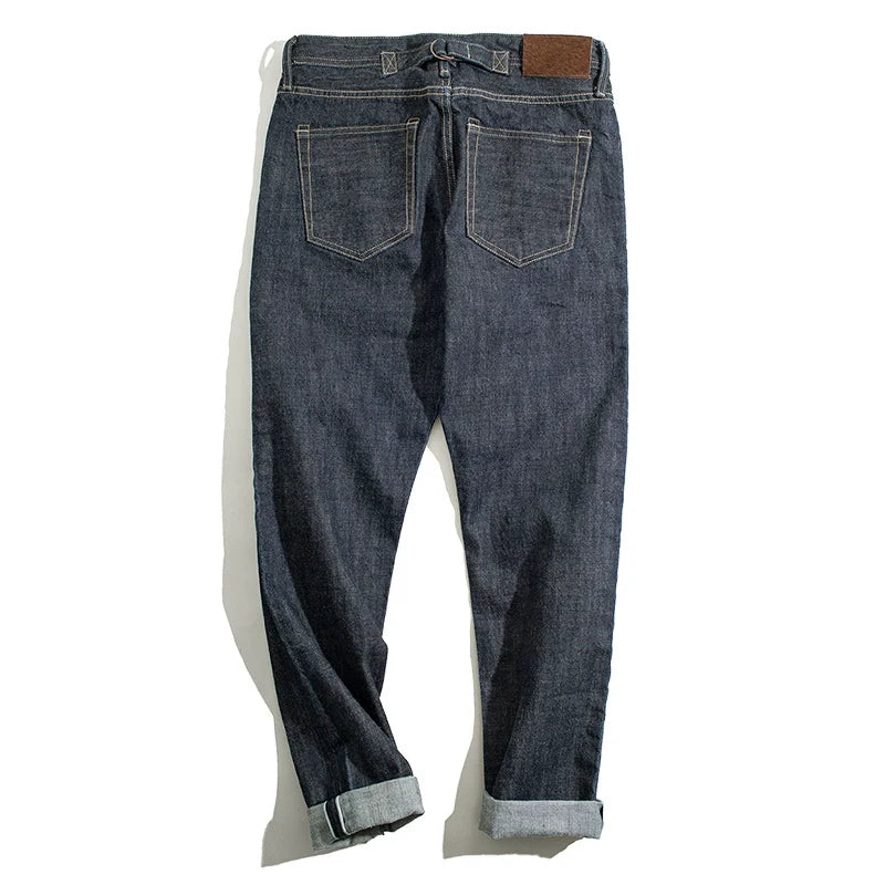 Men's Retro Denim Straight Casual Trousers