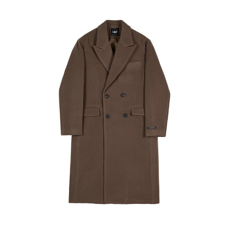 Thickened Loose Double-faced Woolen Windbreaker