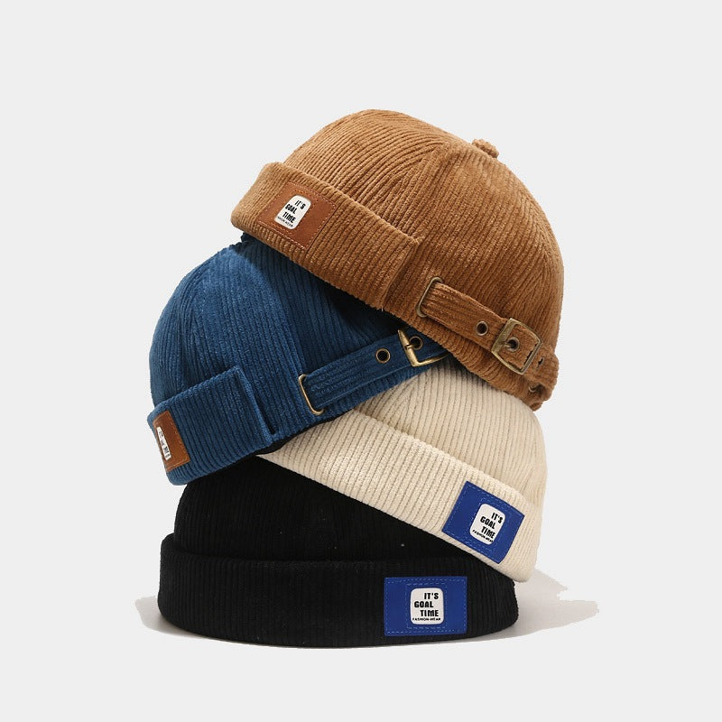 Corduroy Dome Warm Retro Hat