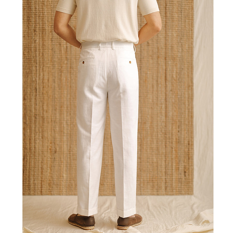 Men's Straight High Waist Loose Trousers