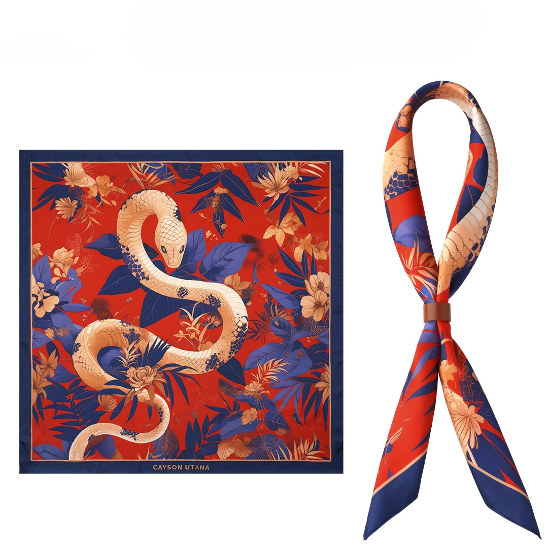 Vintage Soft Silk Scarf