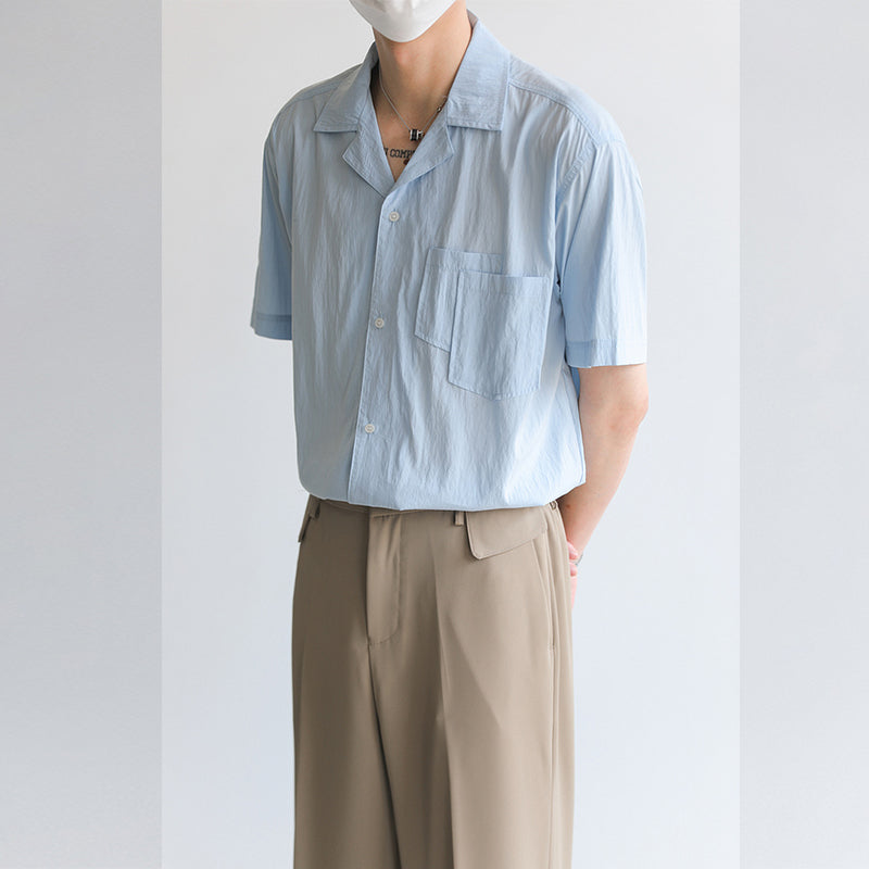 Men's Summer Loose Short-Sleeved Shirt