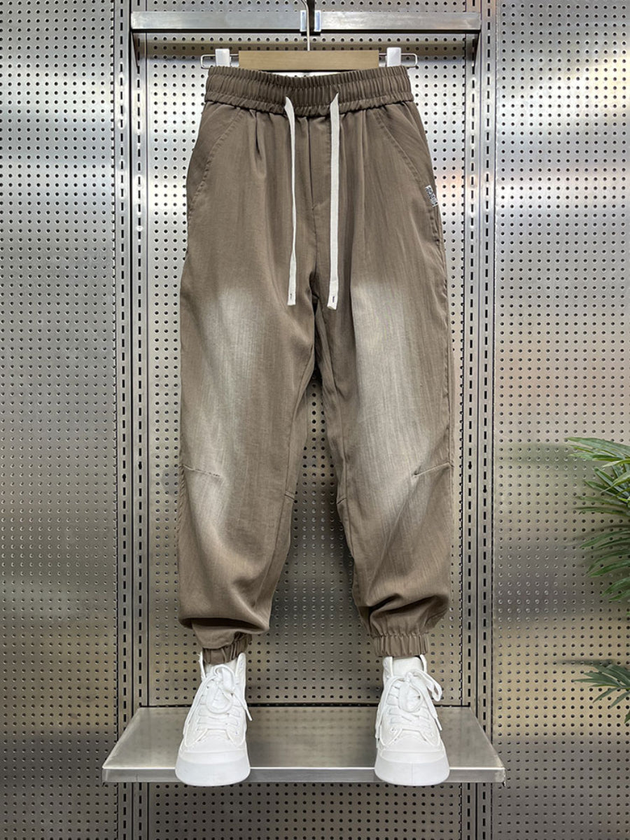 Loose-fitting Linen Casual Gradient Harem Pants