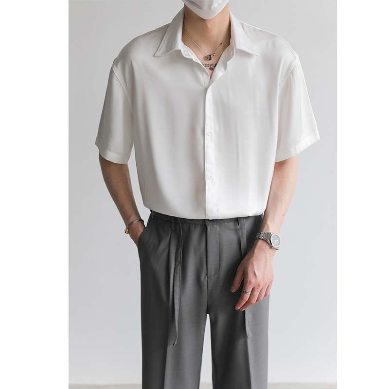 Summer Loose Solid Color Shirt