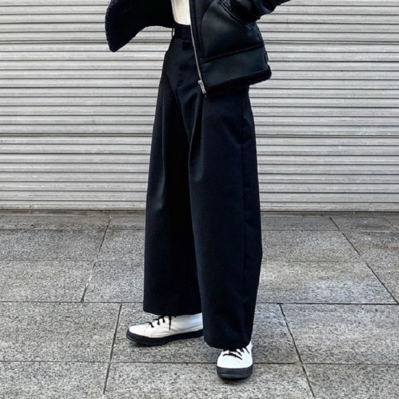 Men's Casual Workwear Retro Loose Casual Wide Leg Pants
