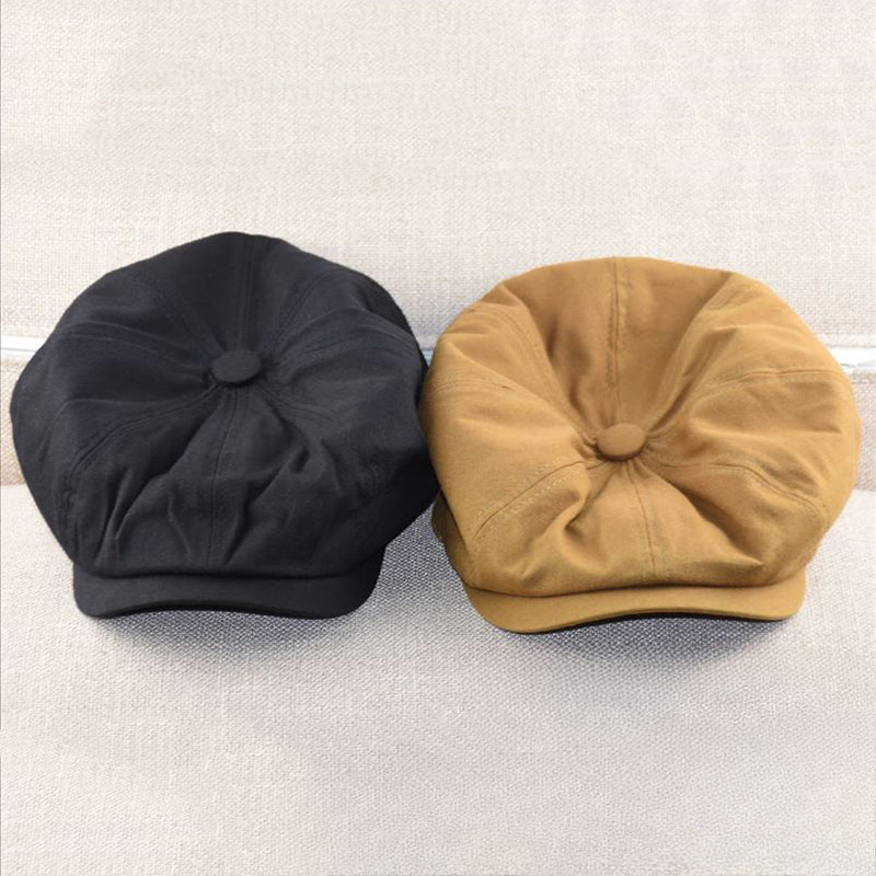 Cotton Linen Octagonal Beret