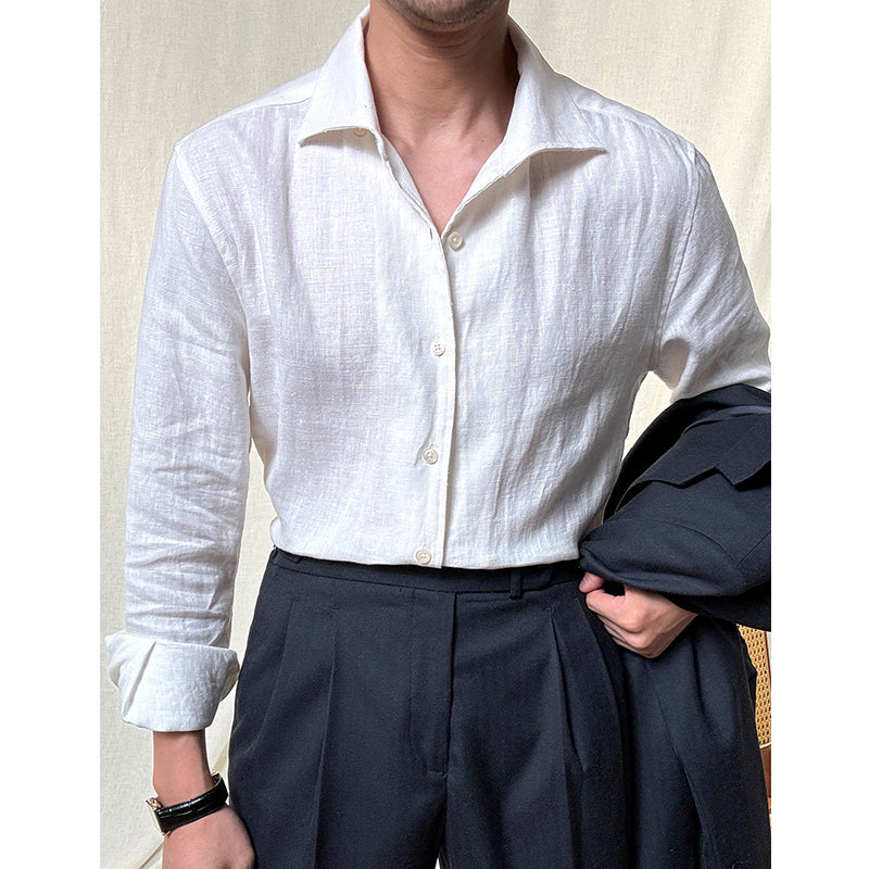 Summer Linen Italian Lightweight Breathable Casual Shirt