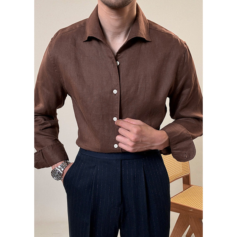 Summer Linen Italian Lightweight Breathable Casual Shirt