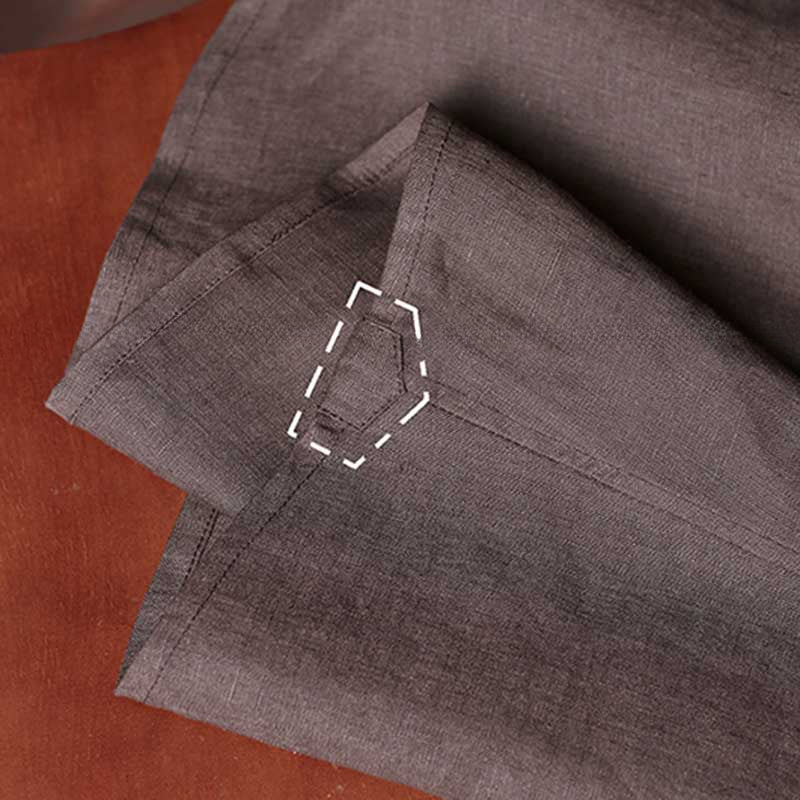 Linen Italian Casual Button Vintage Shirt
