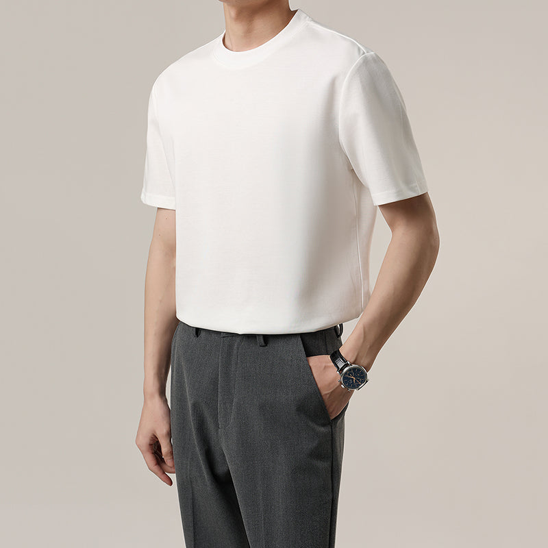Casual Slim Fit Crew Neck T-shirt