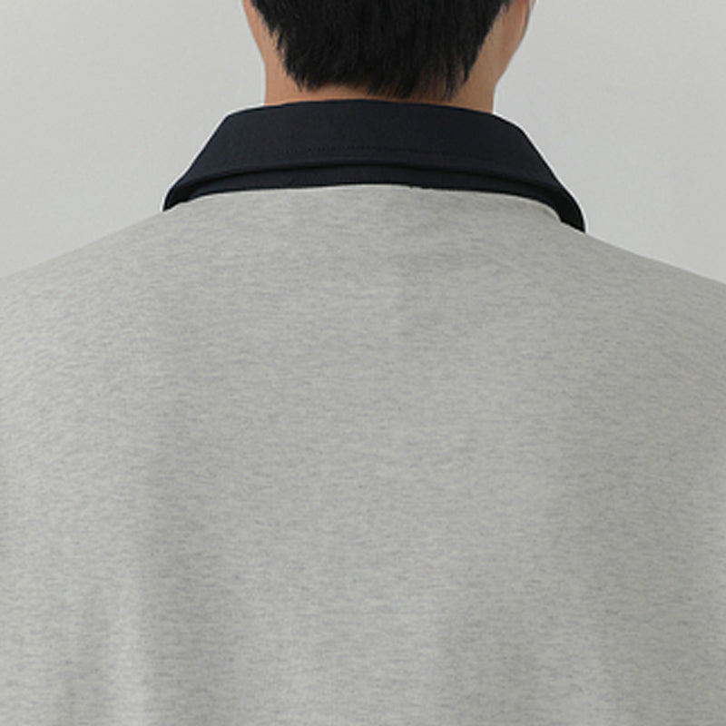 Patchwork Fake Two-piece POLO Shirt