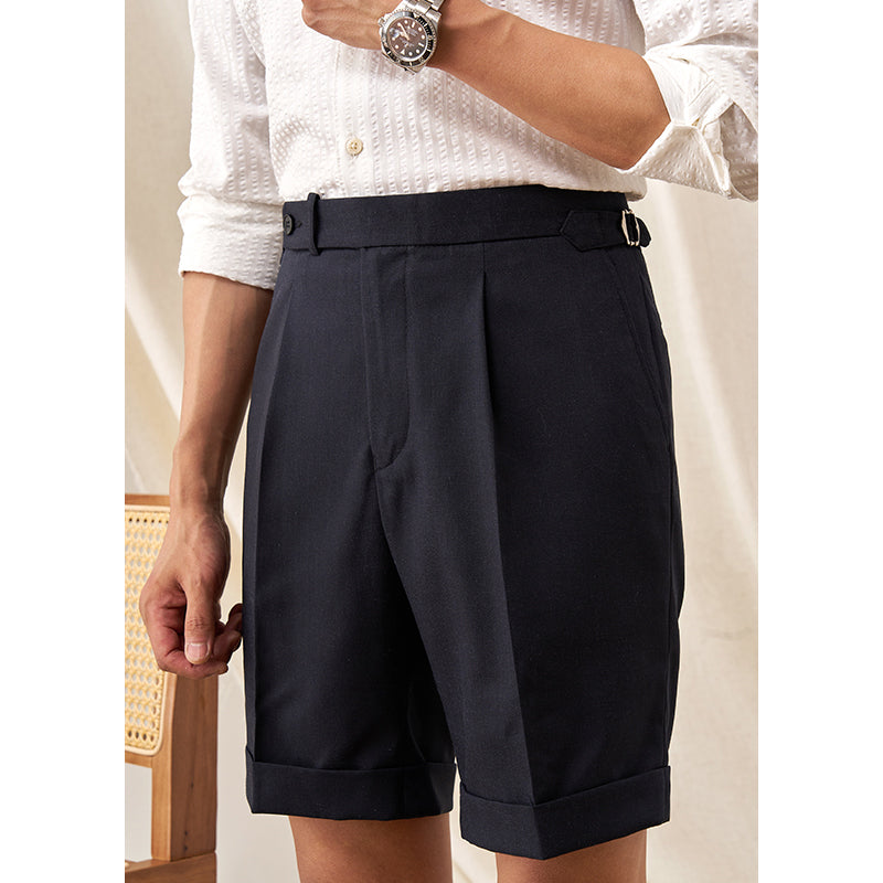 Italian Linen Non-iron Straight Breathable Casual Shorts
