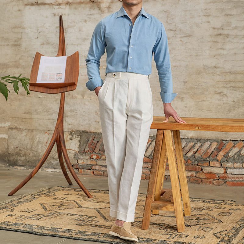 Business Casual Slim Lapel Shirt