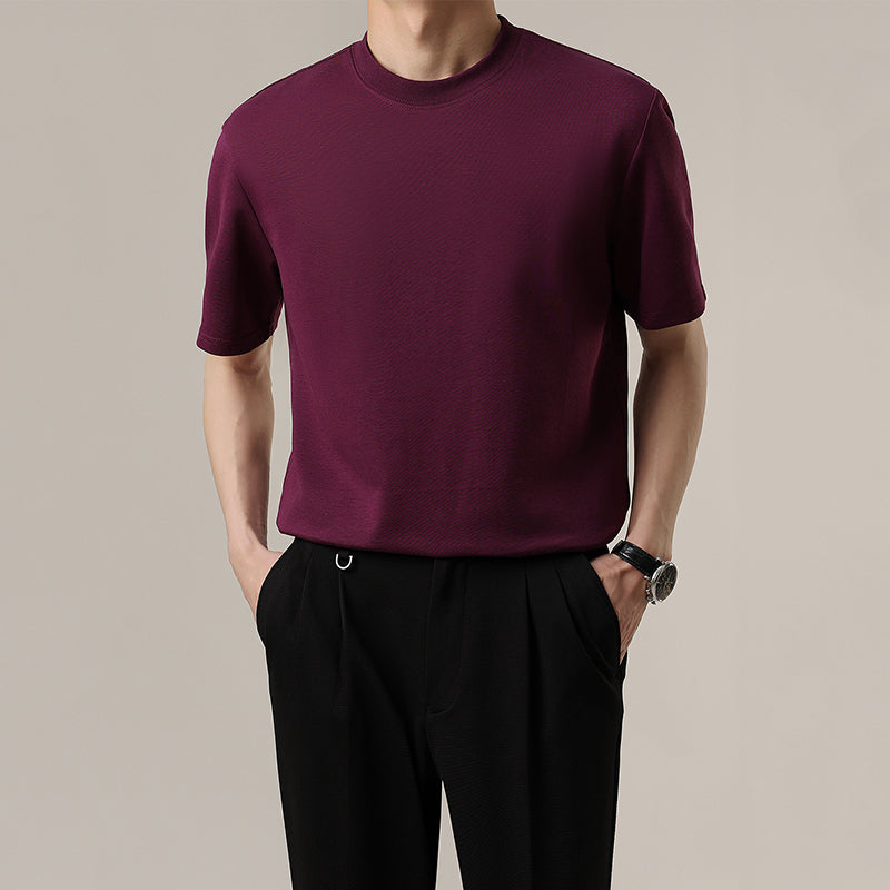 Casual Slim Fit Crew Neck T-shirt
