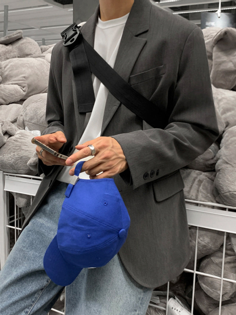 Korean Style Loose Casual Single-breasted Blazer