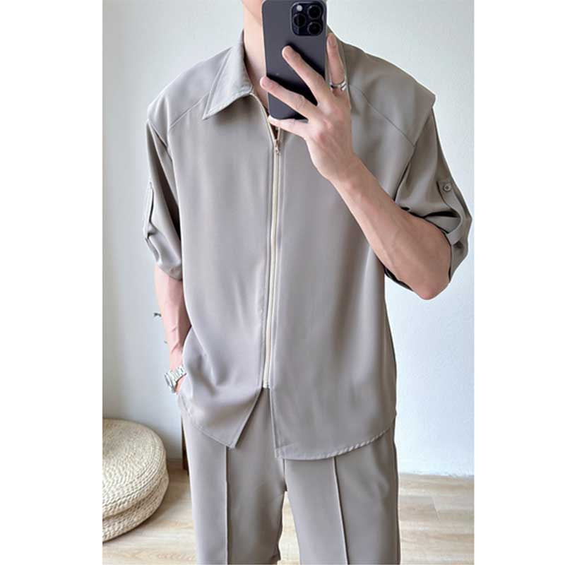 Casual Clothes Shirt Short Suit