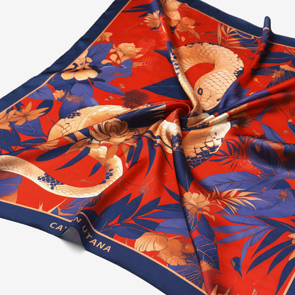 Vintage Soft Silk Scarf