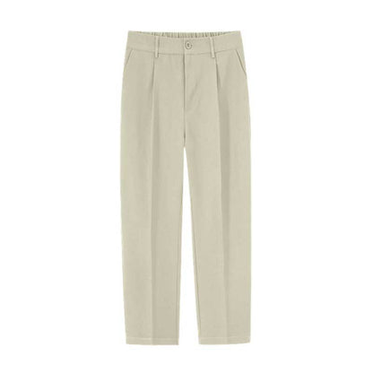 Men's Loose Straight Wide Leg Casual Ice Silk Trousers