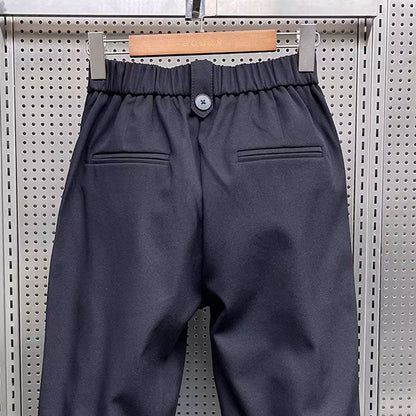 Mens Cargo Pants Relaxed Fit Cropped Casual Baggy Sweatpants with Pockets