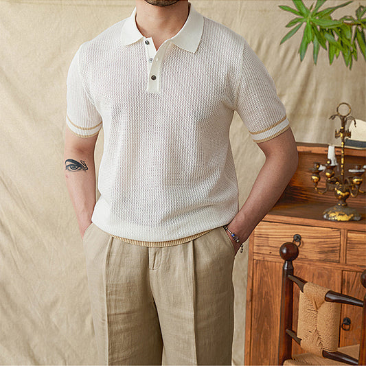 Summer Breathable Hollow Casual Shirt