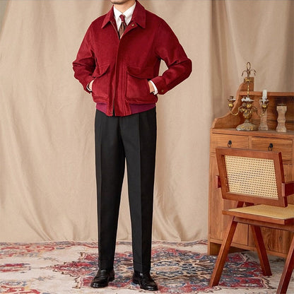 Casual Corduroy Warm Cotton Bomber Jacket