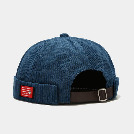 Round-top Corduroy Retro Hat