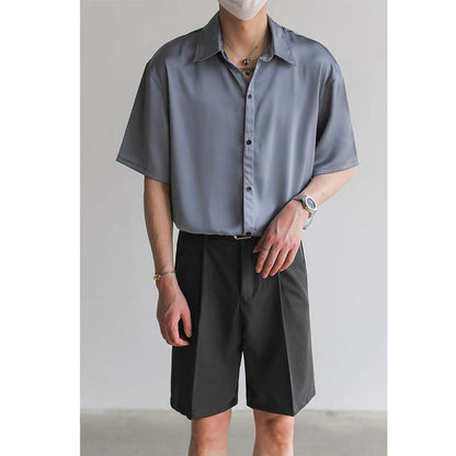 Summer Loose Solid Color Shirt