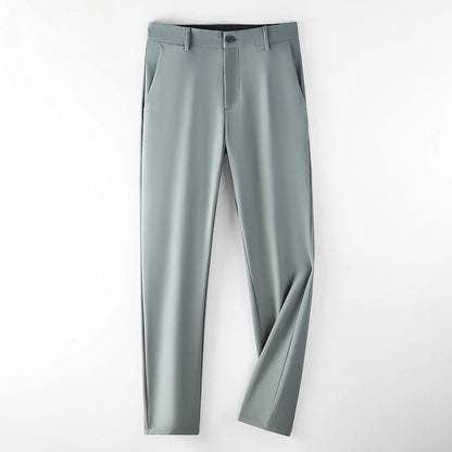 Men's Slim Solid Color Business Formal Casual Pants