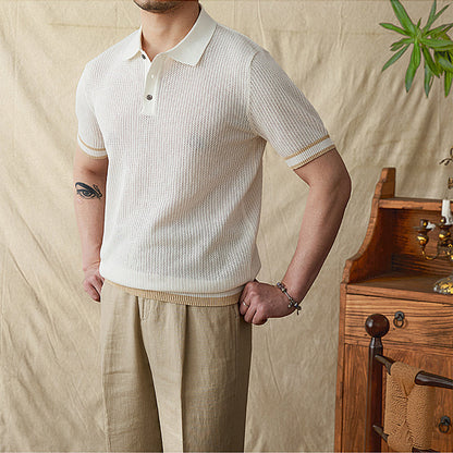 Summer Breathable Hollow Casual Shirt