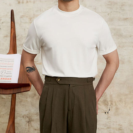 Round Neck Slim Fit T-shirt