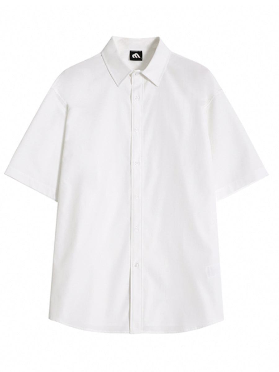 Summer Loose Business Casual Lapel T-shirt