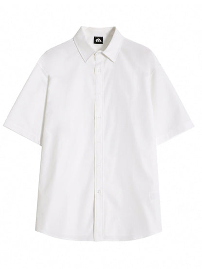 Summer Loose Business Casual Lapel T-shirt