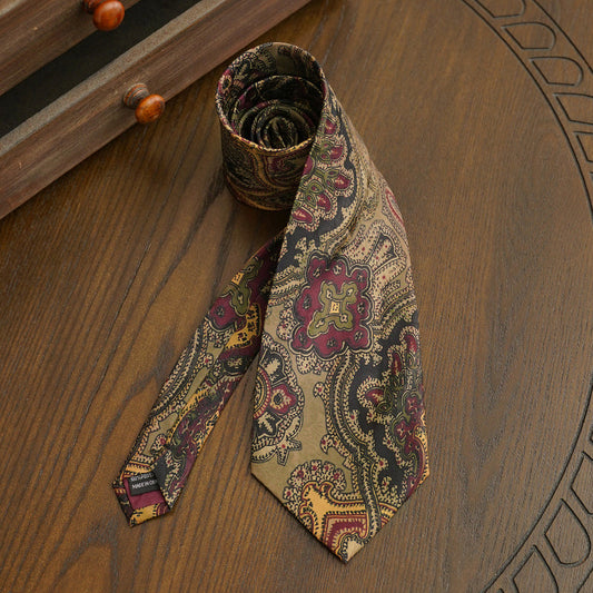 Men's Arrow Shape Formal Print Hand Tie