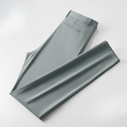 Men's Slim Solid Color Business Formal Casual Pants