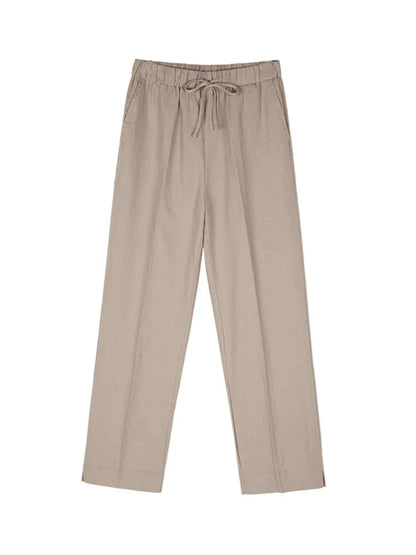 Cotton and Linen Loose Casual Wide-leg Pants