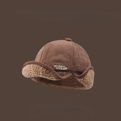 Lambswool Thick Warm Earflaps Hat