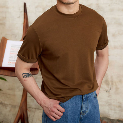 Round Neck Slim Fit T-shirt