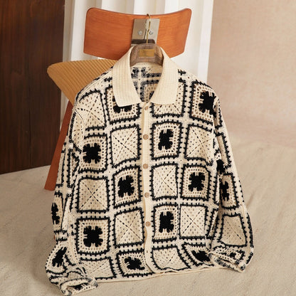 Autumn Resort Lace-Up Breathable Long Sleeve Shirt
