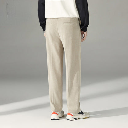 Straight-Leg Loose Casual Pants