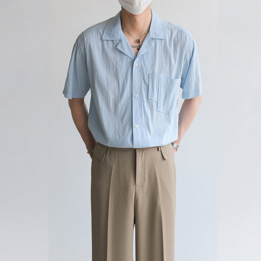 Men's Summer Loose Short-Sleeved Shirt