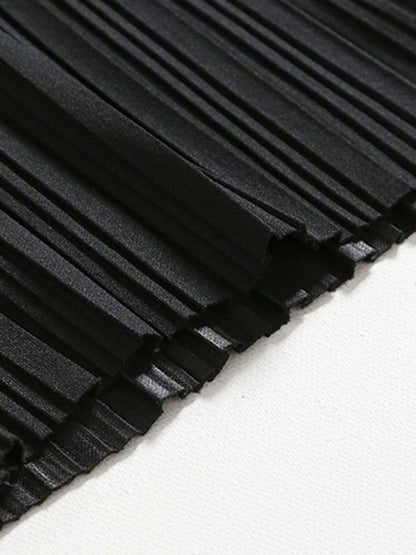 Ice Silk Loose Pleated Drape Wide-leg Pants