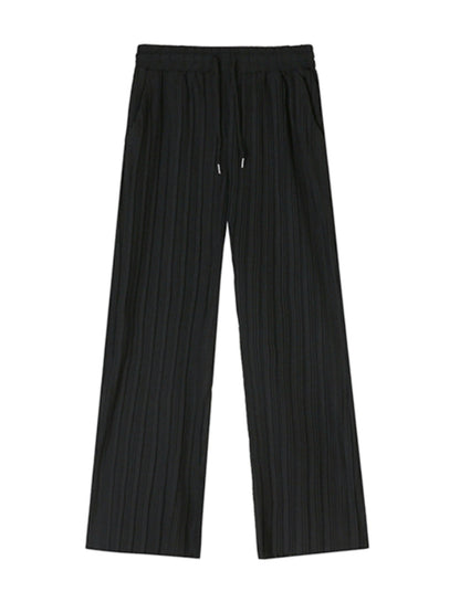 Straight Loose Drape Wide-leg Ice Silk Pants