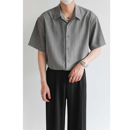 Loose Casual Short-Sleeved Shirt