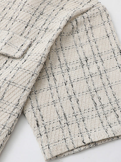Loose Casual Striped Crew Neck Cardigan Shirt