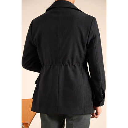 Chenille Plain Safari Jacket