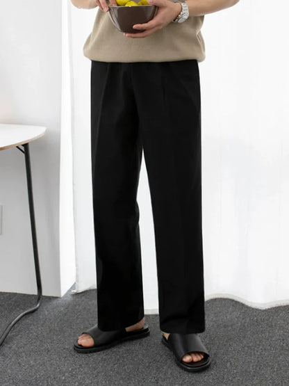 Cotton and Linen Loose Casual Wide-leg Pants