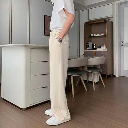Men's Classic Casual Loose Straight Trousers