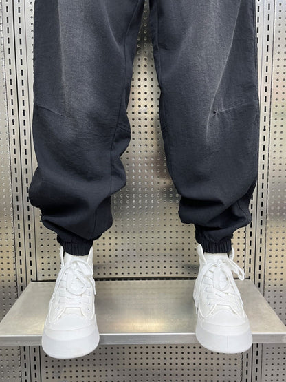 Loose-fitting Linen Casual Gradient Harem Pants
