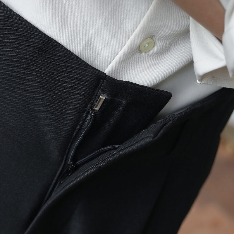 Men's Business Casual Straight Trousers